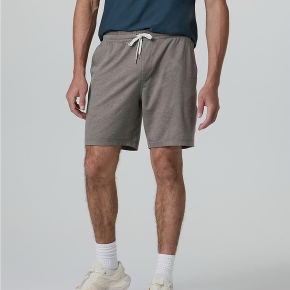 Vuori Ponto Performance Short 7" Chia Heather Men’s Large Lounge Athletic - Picture 1 of 6